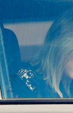 TAYLOR SWIFT and Calvin Harris Leaving Her Home in Los Angeles