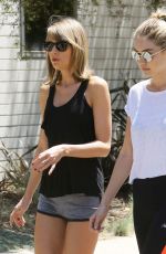 TAYLOR SWIFT and GIGI HADID Out for a Walk in Beverly Hills