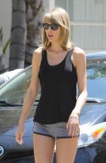 TAYLOR SWIFT and GIGI HADID Out for a Walk in Beverly Hills