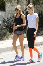 TAYLOR SWIFT and GIGI HADID Out for a Walk in Beverly Hills