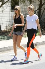 TAYLOR SWIFT and GIGI HADID Out for a Walk in Beverly Hills