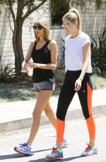 TAYLOR SWIFT and GIGI HADID Out for a Walk in Beverly Hills