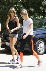TAYLOR SWIFT and GIGI HADID Out for a Walk in Beverly Hills