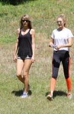 TAYLOR SWIFT and GIGI HADID Out for a Walk in Beverly Hills