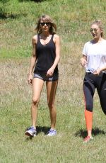 TAYLOR SWIFT and GIGI HADID Out for a Walk in Beverly Hills
