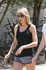 TAYLOR SWIFT and GIGI HADID Out for a Walk in Beverly Hills