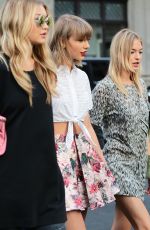 TAYLOR SWIFT, GIGI HADID and MARTHA HUNT Out in New York 05/29/2015
