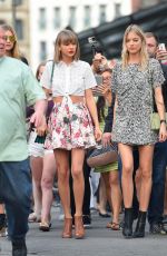 TAYLOR SWIFT, GIGI HADID and MARTHA HUNT Out in New York 05/29/2015