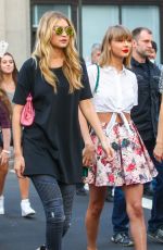 TAYLOR SWIFT, GIGI HADID and MARTHA HUNT Out in New York 05/29/2015