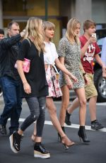 TAYLOR SWIFT, GIGI HADID and MARTHA HUNT Out in New York 05/29/2015