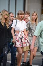 TAYLOR SWIFT, GIGI HADID and MARTHA HUNT Out in New York 05/29/2015
