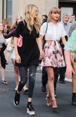 TAYLOR SWIFT, GIGI HADID and MARTHA HUNT Out in New York 05/29/2015