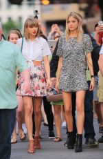 TAYLOR SWIFT, GIGI HADID and MARTHA HUNT Out in New York 05/29/2015
