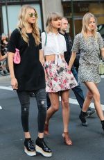 TAYLOR SWIFT, GIGI HADID and MARTHA HUNT Out in New York 05/29/2015