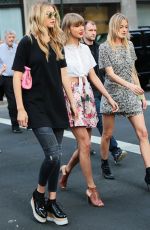 TAYLOR SWIFT, GIGI HADID and MARTHA HUNT Out in New York 05/29/2015