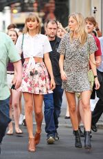 TAYLOR SWIFT, GIGI HADID and MARTHA HUNT Out in New York 05/29/2015