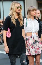 TAYLOR SWIFT, GIGI HADID and MARTHA HUNT Out in New York 05/29/2015
