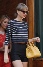 TAYLOR SWIFT un Shorts Leaves Her Apartment in New York 05/30/2015