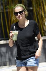 TERESA PALMER in Jeans Shorts Out in Los Angeles 04/30/2015