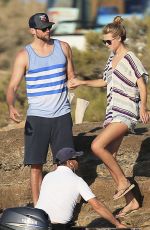 TONI GARRN and Friends on Holidays in Ibizza 05/27/2015