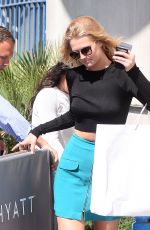 TONI GARRN Arrives at Hotel Martinez in Cannes 05/18/2015