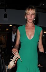 UMA THURMAN Arrives at a Boat Party in Cannes 05/17/2015