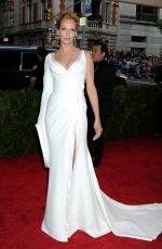 UMA THURMAN at MET Gala 2015 in New York