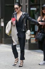 VANESSA and STELLA HUDGENS Out and About in New York 05/06/2015