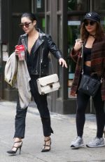 VANESSA and STELLA HUDGENS Out and About in New York 05/06/2015