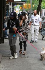 VANESSA and STELLA HUDGENS Out and About in New York 05/15/2015