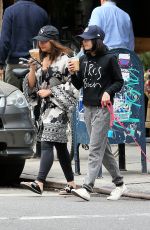 VANESSA and STELLA HUDGENS Out and About in New York 05/15/2015
