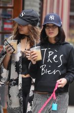 VANESSA and STELLA HUDGENS Out and About in New York 05/15/2015