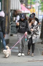 VANESSA and STELLA HUDGENS Out and About in New York 05/15/2015