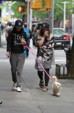 VANESSA and STELLA HUDGENS Out and About in New York 05/15/2015