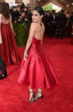 VANESSA HUDGENS at MET Gala 2015 in New York
