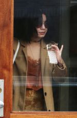 VANESSA HUDGENS Leaves Her Apartment in New York 04/30/2015