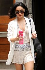 VANESSA HUDGENS Leaves Her Apartment in New York 05/27/2015
