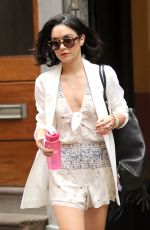 VANESSA HUDGENS Leaves Her Apartment in New York 05/27/2015