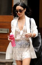 VANESSA HUDGENS Leaves Her Apartment in New York 05/27/2015