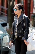 VANESSA HUDGENS Leaves Her Apartment in Soho 05/02/2015