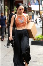 VANESSA HUDGENS Out Shopping in Soho 05/28/2015