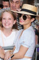 VANESSA HUDGENS Outside the Neil Simon Theatre in New York 05/10/2015