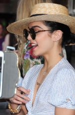 VANESSA HUDGENS Outside the Neil Simon Theatre in New York 05/10/2015