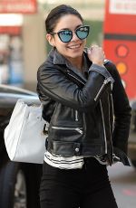 VANESSA HUDGENS Returning to Her Apartment in Soho