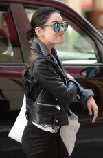 VANESSA HUDGENS Returning to Her Apartment in Soho