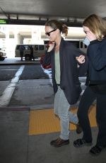 VANESSA PARADIS Arrives at LAX Airport in Los Angeles 05/01/2015