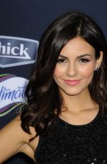 VICTORIA JUSTICE at Pitch Perfect 2 Premiere in Los Angeles