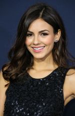 VICTORIA JUSTICE at Pitch Perfect 2 Premiere in Los Angeles