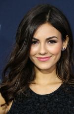 VICTORIA JUSTICE at Pitch Perfect 2 Premiere in Los Angeles