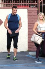 WITNEY CARSON in Tank Top at DWTS Rehearsal Studio in Hollywood 04/30/2015